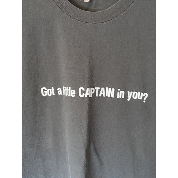 Captain Morgan Gray S/S T-Shirt Men's Size M "Put Some Captain In You" Tee - Picture 8 of 9